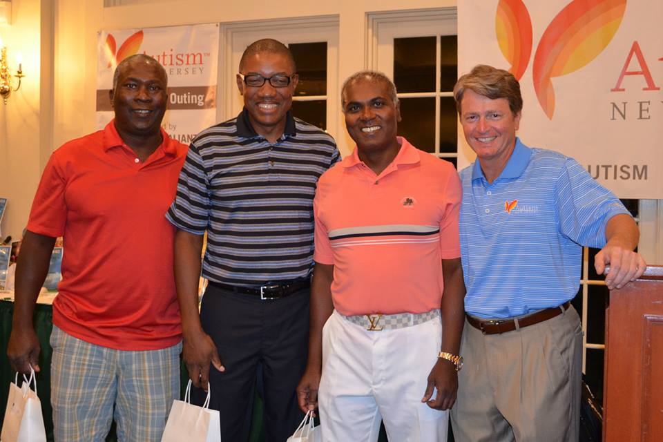 Congratulations to the First Place Team on the Palmer Course -- Keiron Greaves, Mike Mahase, and Robert Stoute